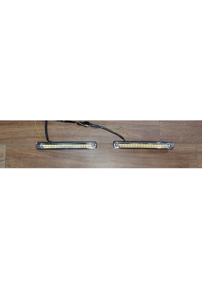 Ducki 18Cm Ledli Gündüz Farı Drl + Dinamik Kayar Sinyalli Led Iş
