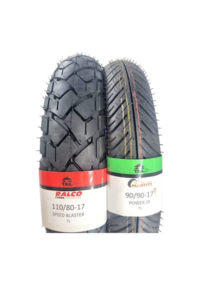 110/80-17 Ve 90/90-17 Mondial Z-one Takım Tl Tubeless - Dubleks Motosiklet Lastiği