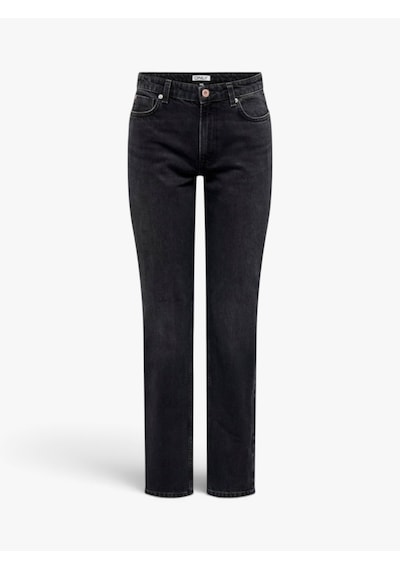 Only Onljacı Mw Straıght Bl Dnm Cro Kadın Siyah Jean - 15301779