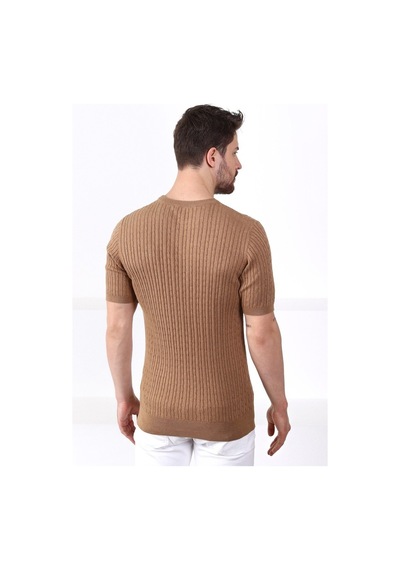 Ferraro Camel Bisiklet Yaka Erkek Pamuk Triko T-Shirt-Kahverengi (417934597) Kahverengi Ferraro Camel Bisiklet Yaka Erkek Pamuk Triko T-Shirt-Kahverengi (417934597) Kahverengi
