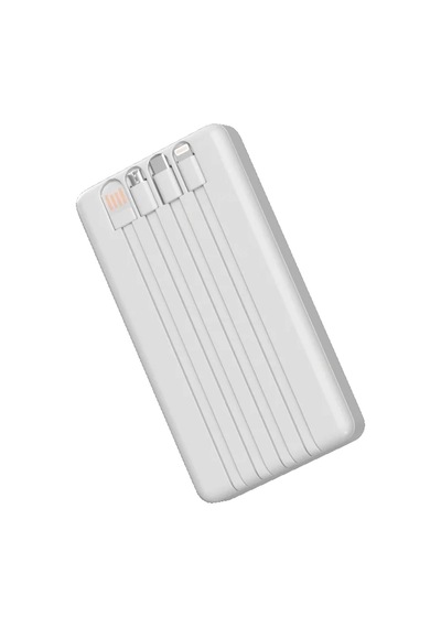 ENERX Enr-p20dc 20.000 mAh 2.1 Amper Dahili Kablolu Powerbank Beyaz
