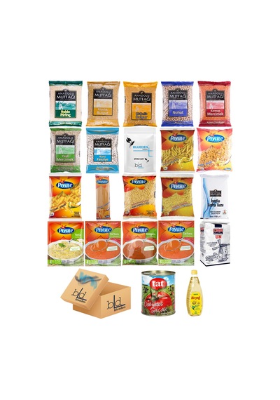 Blueden Kurban Kumanya Yardım Erzak Kolisi 22 Parça 16 Nolu Paket