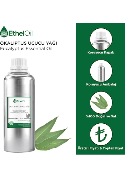 Etheloil Ökaliptus Uçucu Yağ 1 KG