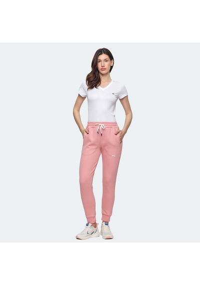 Slazenger VEVA Kadın Cepli Pembe Eşofman Altı