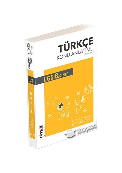 8. Sınıf Türkçe Konu Anlatım Kitabı -  Simya Dergisi Yayınları