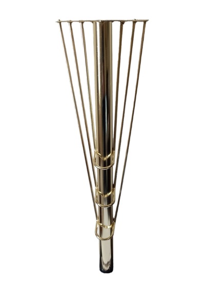 Flamingo Model 40 Cm Gold Sandalye, Sehpa, Puf Metal Ayakları 12 Adet Altın