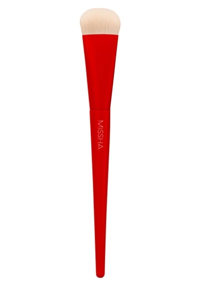 Pürüzsüz Uygulama Sunan Fondöten & Baz Fırçası Radiance Perfect Fit Brush Red Çok Renkli