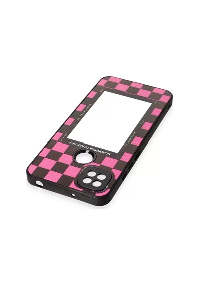 Newface Xiaomi Redmi 9c Kılıf Mirror Desenli Kapak - Mirror - 8 Pembe