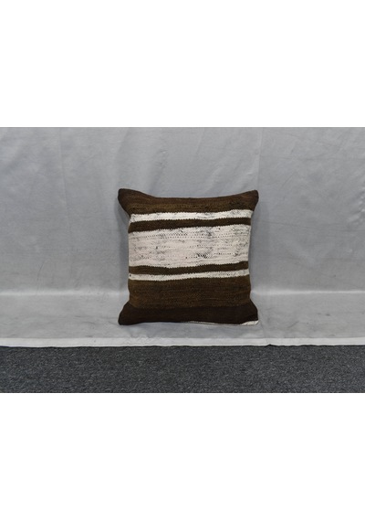 Zehra Abla Halı Yeni El Dokuma Dekoratif Kilim Kırlent Yastık Kılıfı 6071