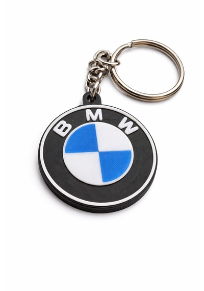 Bmw Logo Anahtarlık 3d Baskı Araba Anahtarlığı Bmw Araç Logolu Anahtarlık