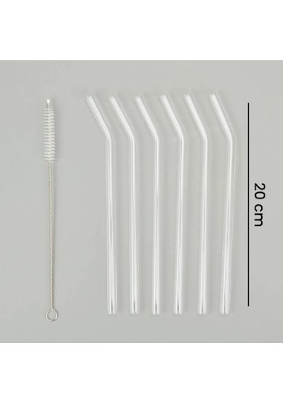 Tohana 6lı Cam Pipet Ve Fırça Seti Şeffaf Şeffaf