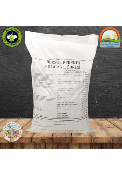 Bersol ® %100 Organik Solucan Gübresi 20 KG