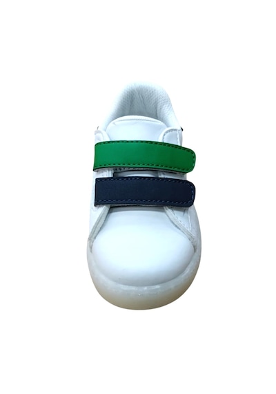 Middo Stanl Bebe Işıklı Cırt Bantlı Kız Ve Erkek Spor Ayakkabı Beyaz - Lacivert Middo Stanl Bebe Işıklı Cırt Bantlı Kız Ve Erkek Spor Ayakkabı Beyaz - Lacivert