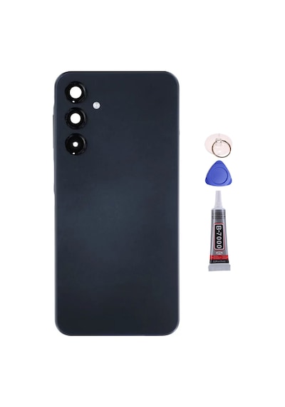 Samsung A16 Siyah Uyumlu Arka Kapak Batarya Kapağı Pil Kapağı Yapışkan Ve Sökme Aparatıyla Beraber Full Set Siyah