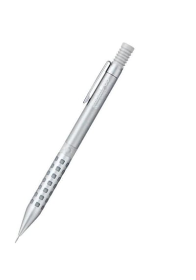 Pentel Q1003 Teknik Çizim Kalemi 0.3 Mm Metalik Gri