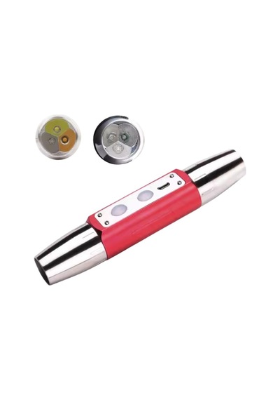 Uv Ledli El Feneri - Powerdex - Su Geçirmez - 20 W - Kırmızı - Pd-9007 Bakır
