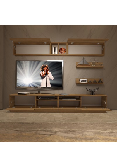 Decoraktiv Trendstyle 5220s Mdf Tv Ünitesi Tv Sehpası - Naturel Pera