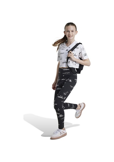 Adidas Jg Bluv Tig Çocuk Günlük Tayt Iv9450 Siyah Iv9450 Siyah
