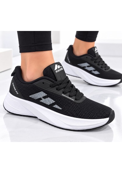 Papucumun Dünyası Nefes Alan Kumaş Yapılı Hafif Konforlu Unisex Sneaker Siyah - Beyaz Papucumun Dünyası Nefes Alan Kumaş Yapılı Hafif Konforlu Unisex Sneaker Siyah - Beyaz