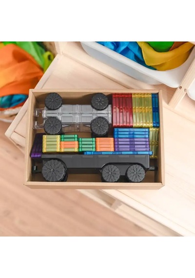 Connetix Rainbow Transport Set - 50 Parça Con-eu-50t