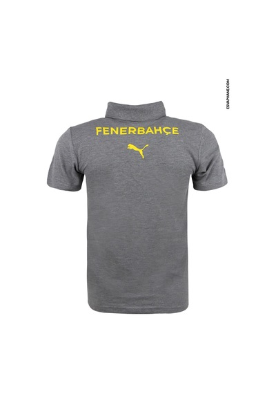 Fenerium Fenerbahçe Lisanslı 24/25 A Takım Gri Polo T-shirt Gri