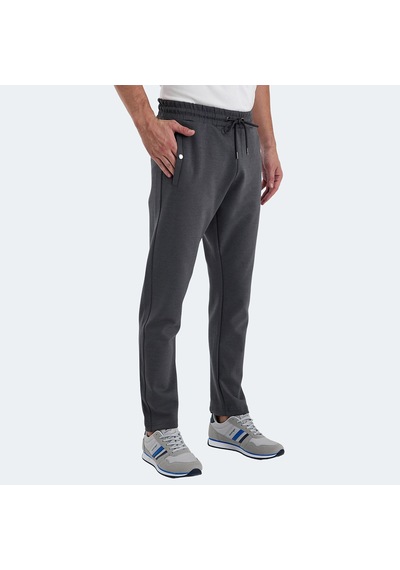 Slazenger VAIVA Erkek Cepli Koyu Gri Eşofman Altı