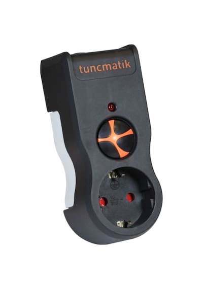 Tunçmatik 1li Akım Korumalı Priz Siyah 1050j 0