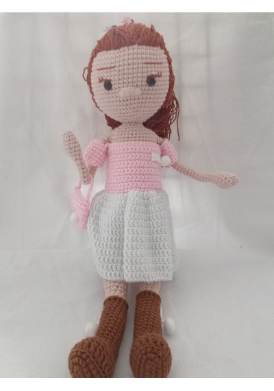 Amigurumi Pembe Kız Bebek