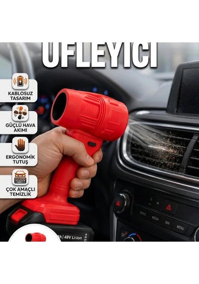 Yüksek Hızlı Elektrikli Toz Üfleme Ve Temizleme Cihazı Kablosuz