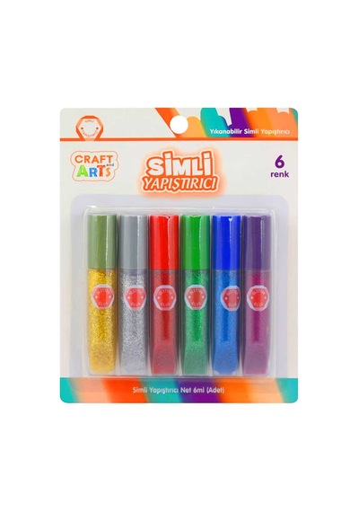 Craft And Arts Yıkanabilir Simli Yapıştırıcı 6 Renk 6 Ml 51014096