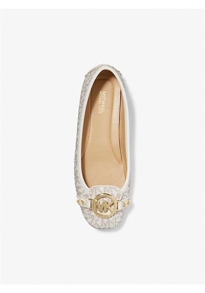 Michael Kors Fulton Moccasin Kadın Babet Krem