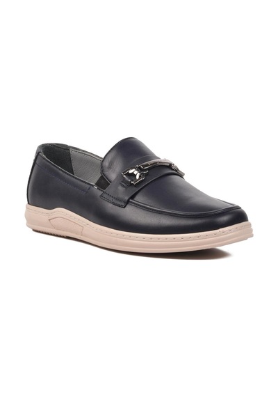 Pierre Cardin 191074 Lacivert Hakiki Deri Erkek Casual Ayakkabı 001