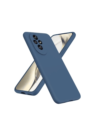 Honor 200 Pro Uyumlu Silikon Kılıf - Kamera Korumalı Esnek Pastel Renk Kapak - Lacivert Lacivert