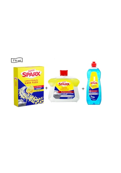 Asperox Bulaşık Makinesi Tuzu + Parlatıcı & Kurutucu 750 ML + Makine Temizleyici 250 ML
