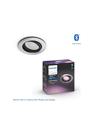 Philips Hue WCA Centura Akıllı Gömme Spot 1x5.7W (Alüminyum)