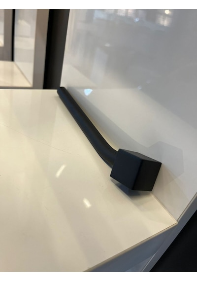 Lorenzo Metal Kulp 96mm Siyah Dolap Kapak Tv Ünite Komidin Modern Çekmece Mobilya Kulbu Mutfak Banyo