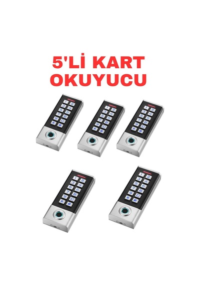 Sr-211 Mf Biyometrik Mifare Kart Okuyucu Parmak İzi Şifreli Geçiş Kontrol Sistemi 10000 Kullanıcı 5 Adet