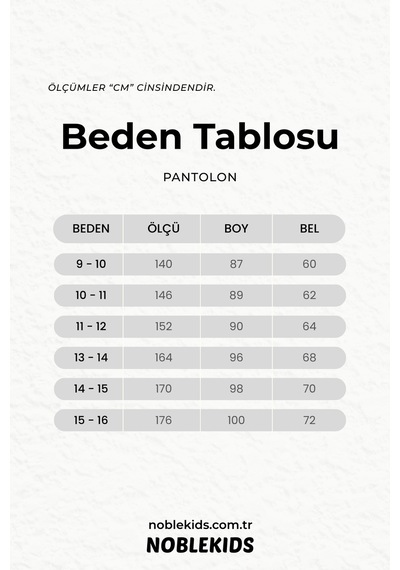 Noble Kids Kız Çocuk Yüksek Bel Bol Paça Jean Mavi