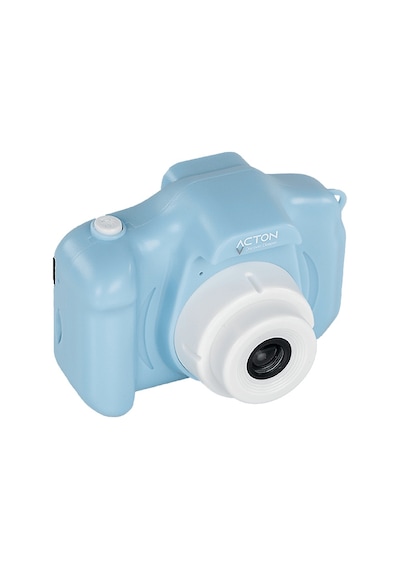 Acton Unicorne Full HD Dijital Çocuk Fotoğraf Makinesi Mavi Silikon Kılıflı