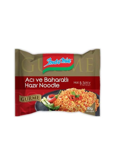 Gurme Acı Ve Baharatlı Noodle 80gr 1 Adet