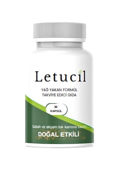 Letucil Biberiye Yeşilçaylı Kapsül 30lu
