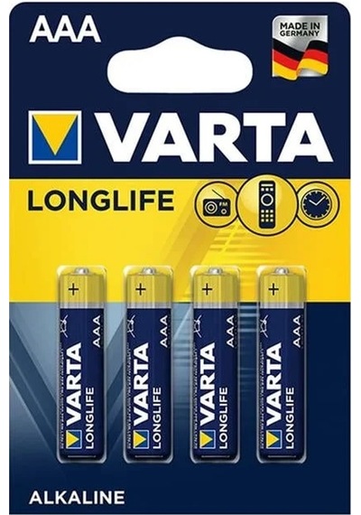 Varta Longlife Power Alkalin Aaa Ince Kalem Pil 4'lü Paket