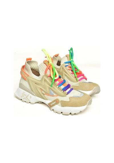 Fox Shoes U602602502 Bej Süet Kadın Spor Ayakkabı Sneakers Bej-süet Çok Renkli