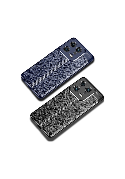 Xiaomi Mi 13 Kılıf Focus Deri Görünümlü Kamera Korumalı Silikon Kılıf