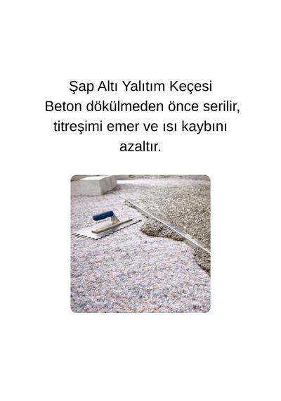 Yalıtım Keçesi Karavan, Parke Altı, Şap Altı, Ahır Ve Kümes İçin Isı & Ses İzolasyonu 200x2500