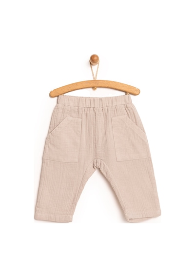 HelloBaby Basic Müslin Pantolon Erkek Bebek 24yhlbepnt014 Vizon 24YHLBEPNT014_Vizon