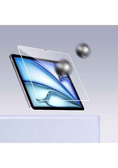 Apple İpad Air 11 İnç İle Uyumlu Ekran Koruyucu 9h Temperli Kırılmaz Esnek Nano Cam, Çizilmeye Ve Darbeye Dayanıklı Koruma, Hd Şeffaf M2 M3 M4