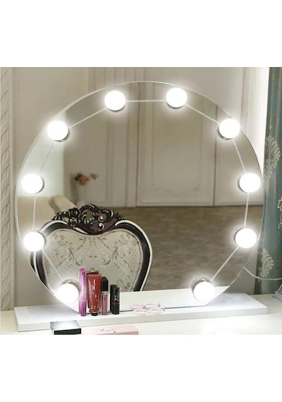 Profesyonel Makyaj Işığı 10 Led Ampul, Usb