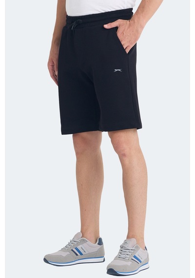 Slazenger Velvela 2 Li Set Erkek Şort Siyah - Koyu Gri