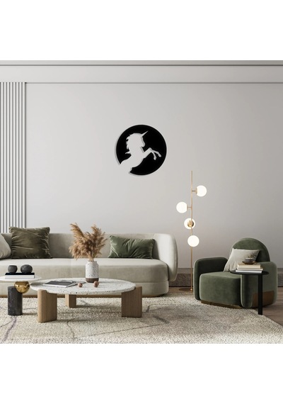 Unicorn 2 Metal Tablo Siyah